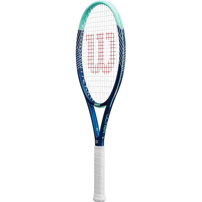 Ракетка Wilson Ultra Power 100 4-1/4 (2) Синій/Бірюзовий