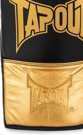 Боксерські рукавички Tapout LOCKHART, чорні/золоті, 10 унцій