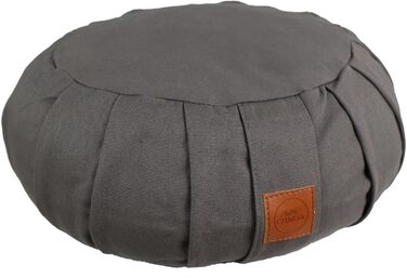 Подушка для медитації CHAKTA Yoga Cushion Zafu 100 бавовна наповнена 100 органічним лушпинням спельти з Австрії. Медитація йоги з чистим комфортом і стабільністю