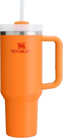 Термочашка Stanley Quencher H2.0 FlowState 1,2 л із нержавіючої сталі з кришкою і трубочкою, вакуумна, для води, кави, чаю, смузі, Goldenrod