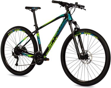 Гірський велосипед Airtracks 29 дюймів Чоловічий MTB Hardtail Apolon 27 швидкісний Shimano ALIVIO RD-M3100, SGS - ROCKSHOX Judy - Висота рами 48см і 52см - модельний рік 2024 52см (висота 180-190см)