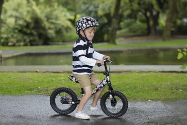 Дитячий велосипедний шолом Kiddimoto Skullz/Pirat, спортивний шолом для скейта, самоката, біговела, розмір M (53-58 см)