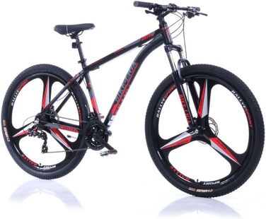 Гірський велосипед Corelli 29 MTB Hardtail ALU Terra-X.TR модель, 21 швидкість, гальмо ДИСК, NECO NEW чорно-червоний 20