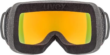 Гірськолижні окуляри Uvex Unisex Downhill 2000 CV () один розмір чорний килимок/оранжево-жовтий