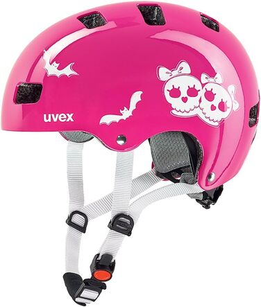 Дитячий велосипедний шолом Uvex Kid 3, рожевий (Scary Pink), 55-58 см