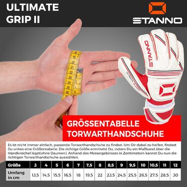 Воротарські рукавички Stanno Ultimate Grip II — надійне зчеплення, для амбітних голкіперів