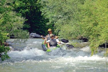 Байдарка надувна Sevylor Yukon 2 особи, мішок, зелений/чорний