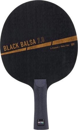 Основа для настільного тенісу VICTAS Holz Black Balsa 7.0, легка, швидка, 7 шарів