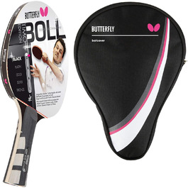 Ракетка для настільного тенісу Butterfly Timo Boll Black 85030 з чохлом