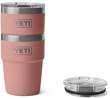 Кружка YETI Rambler з магслайдером, 16 унцій (рожевий пісковик)