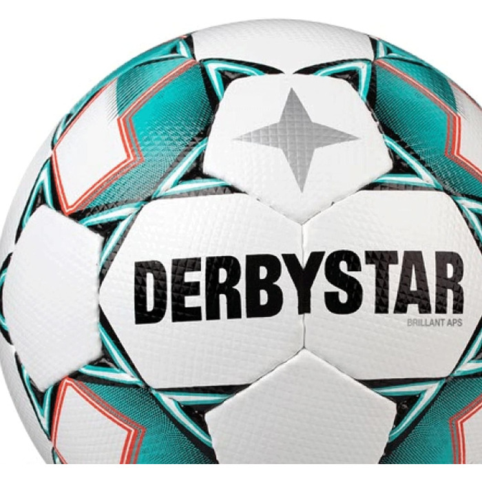Футбольний м'яч Derbystar Brillant APS V20, білий/зелений/чорний, професійний