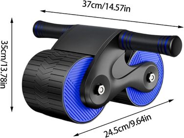 Черевне колесо з відскоком 2023 Тренажери Ab Roller (синій)