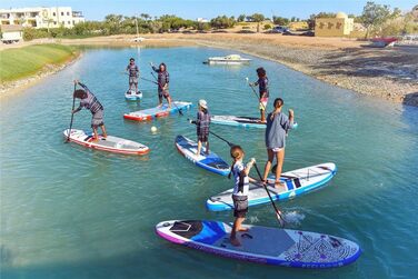 Дитячий SUP набір 3 шт. Весло алюм. 280х67см, 2 Ocean 9'2"