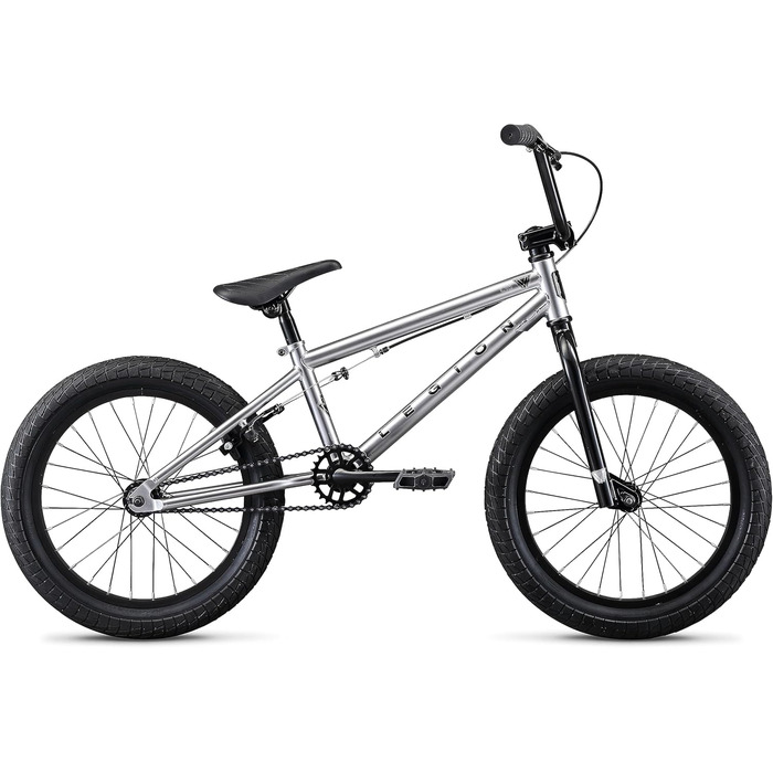 Велосипед Mongoose Legion L18 Freestyle Sidewalk BMX для дітей, срібло