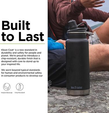 Пляшка для води KleanKanteen Men's TKWide VI, чорна, одна розмір чорна