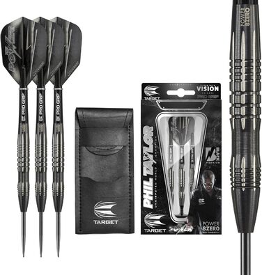 Мішені для дартсу Phil Taylor Power 8-Zero 1 Steeldarts 80% Вольфрам, 21/23/25G