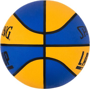 Відкритий баскетбольний м'яч Spalding Lay-Up Mini 55,9 см (версія 2022, міні-розмір 22', синій / помаранчевий)