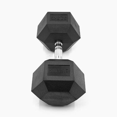 Гантелі SUPRFIT Hexagon з хром. ручкою (2 x 32,5 кг) 1-50 кг