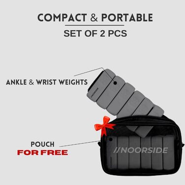 Обважнювачі NOORSIDE (2 шт. по 1.1 фунта) - сірий камінь