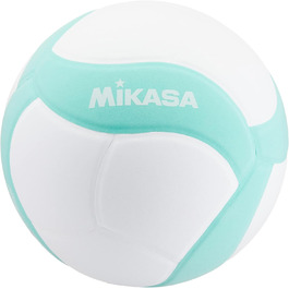 Волейбольний м’яч MIKASA Smile Lesson Valley №4, 210г, біло-зелений, VS210W-G, рекомендований тиск 0,10-0,15 кгс/см²