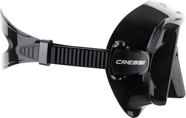 CRESSI SF1 Маска для дайвінгу та снорклінгу безрамна, квадратний дизайн, універсальний розмір, для дорослих