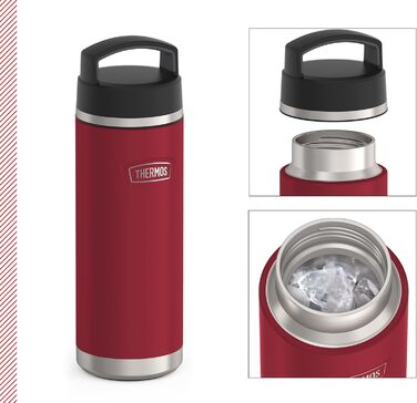 Пляшка Thermos Icon 710 мл, темно-сіра, нержавіюча сталь, ізольована