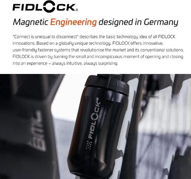 Пляшка для води Fidlock з коннектором Twist Black Розмір 450 мл Чорна 450 мл