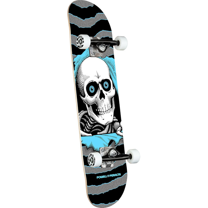 Скейтборд Powell Peralta Ripper сріблястий/світло-блакитний 7,75x31,08'