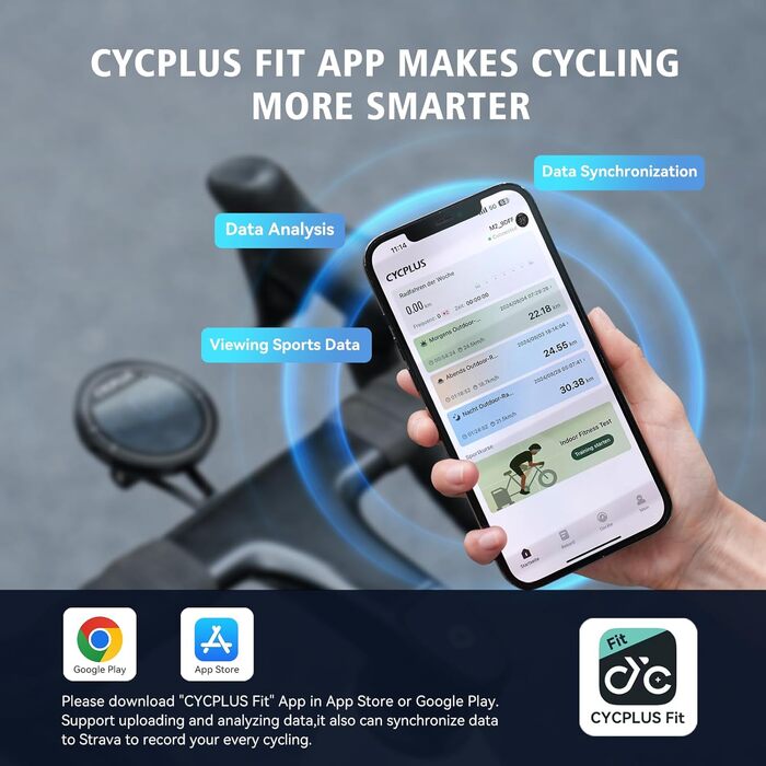 Велокомп'ютер CYCPLUS GPS бездротовий IPX6 ANT Bluetooth 5.0 Strava сумісний