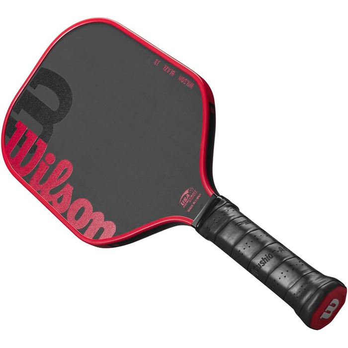 Весло для піклболу серії WILSON Blaze, розмір рукоятки 6,4 см, чорний/червоний (Blaze, чорний / червоний)