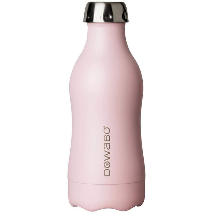 Колекція коктейлів Dowabo Water Bottle - газована ізольована пляшка з нержавіючої сталі - 12 годин гаряча та 24 години холодна - мл (350, Flamingo)