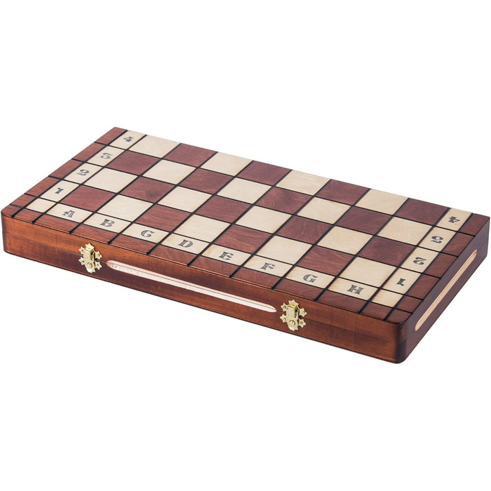 Дерев'яні шахи Square Kanzler Lux 50x50 см з фігурами