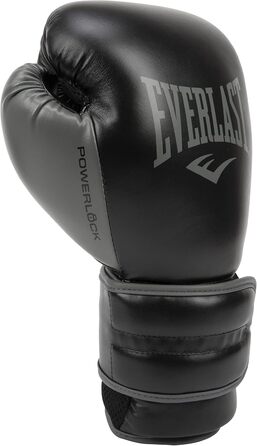 Рукавички Everlast Unisex для дорослих Powerlock 2R (чорні, 16 унцій)