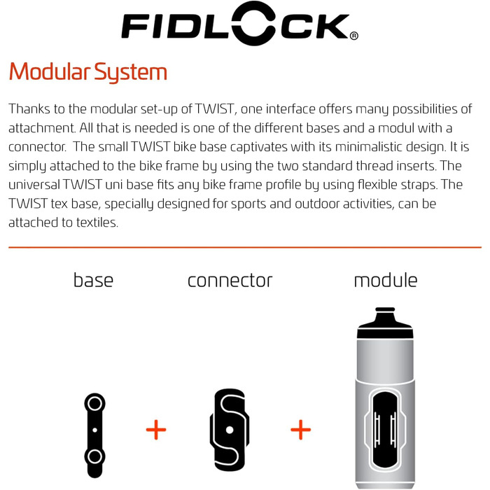 Пляшка для води Fidlock з коннектором Twist Black Розмір 450 мл Чорна 450 мл