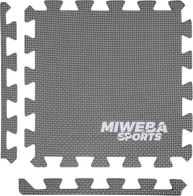 Miweba Sports Захисний килимок-пазл для спорту, 8/18 елементів, 1,7/3,18 м² — фітнес, йога, тренування