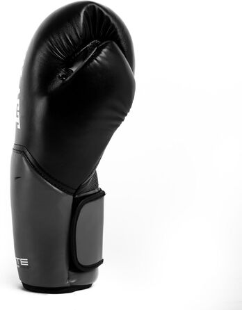 Боксерські рукавички для дорослих Everlast Unisex Pro Style Elite Glove Glove (8 унцій, чорний/сірий)