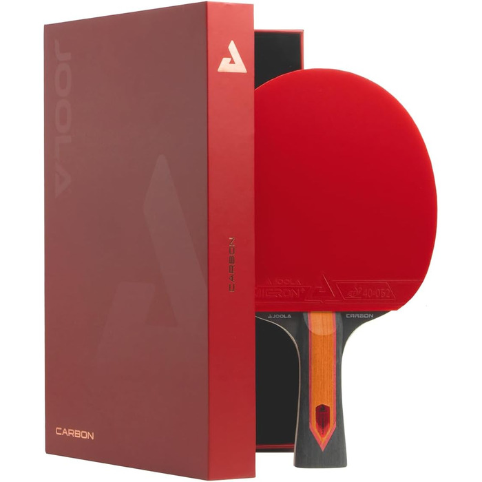 JOOLA RED Carbon X – професійна ракетка для настільного тенісу з накладками Micron+ і губкою CLOUDBLAST