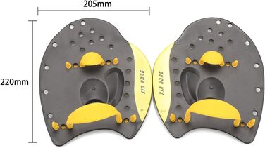 Весло регульоване для тренувань Essential swim gear (L, жовтий)