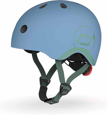 Дитячий шолом Scoot and Ride XXS з LED підсвіткою, матове покриття, регульовані ремінці, флісова підкладка
