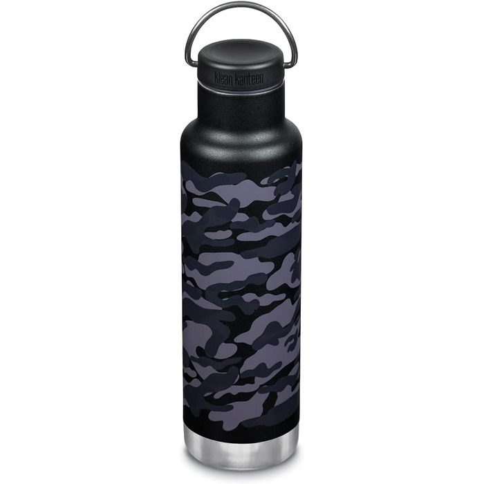 Термос Klean Kanteen Classic з петлевою кришкою, Black Camo, універсальний розмір