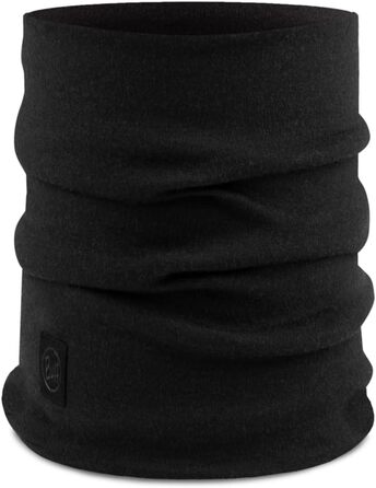 Бафф Thermal Merino Neckwarmer однотонний чорний одного розміру шапочка