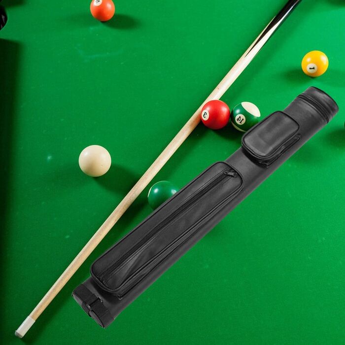 Сумка для більярду Dickly Pool Cue Bag 4 отвори Футляр для зберігання більярду Легкий захисний тримач Сумка з PU шкіри 4 отвори чорний