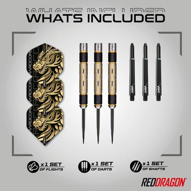 Дартс RED DRAGON Golden Eye 22г-32г з Flight & Shafts (28г)