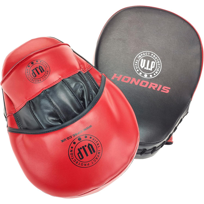 Боксерські накладки Focus Mitts DX Lenta PU червоні, 2