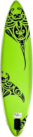 Надувна SUP дошка vidaXL 366x76x15 см, комплект, зелена