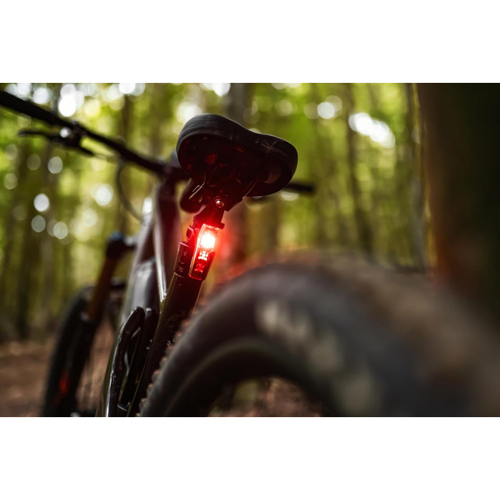 OSRAM LED ліхтарі для велосипеда Race 100, передній і задній, StVZO, з брейк-ліхтарем, акумуляторні, 100 люкс, три режими яскравості