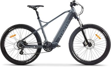 Велосипеди Moma E-MTB 27,5' SHIMANO 24G, гідр. гальма, акум. 48В 13Ач