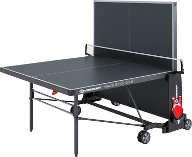Стіл для настільного тенісу DONIC SCHILDKRÖT POWERTEC Outdoor, компактний, для вулиці