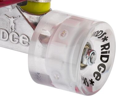 Скейтборд Ridge Blaze Mini Cruiser, 55 см 56 см Прозорий/Білий