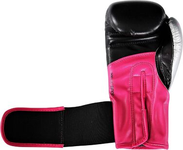 Dynamic Fit Gloves 100, Чорний/ударно-рожевий, 8 унцій